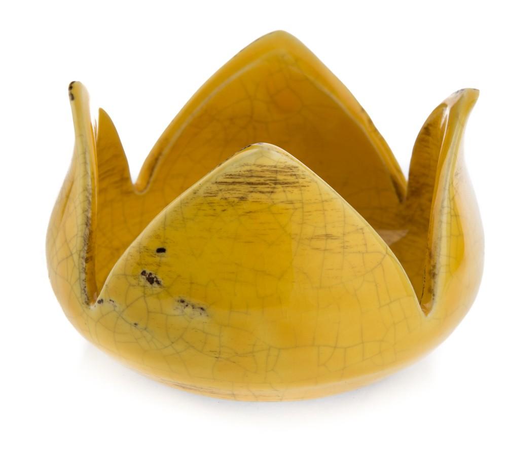 Ceramic Flower Candle Holder-abc