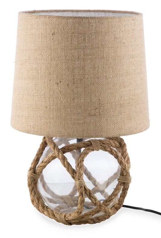 Rope Glass Table Lamp-Lighting-Home & Giftware-Default Title---abc