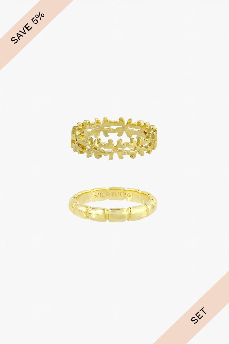 Picking clovers set gold plated-Ring-Wildthings_collectables-1---abc