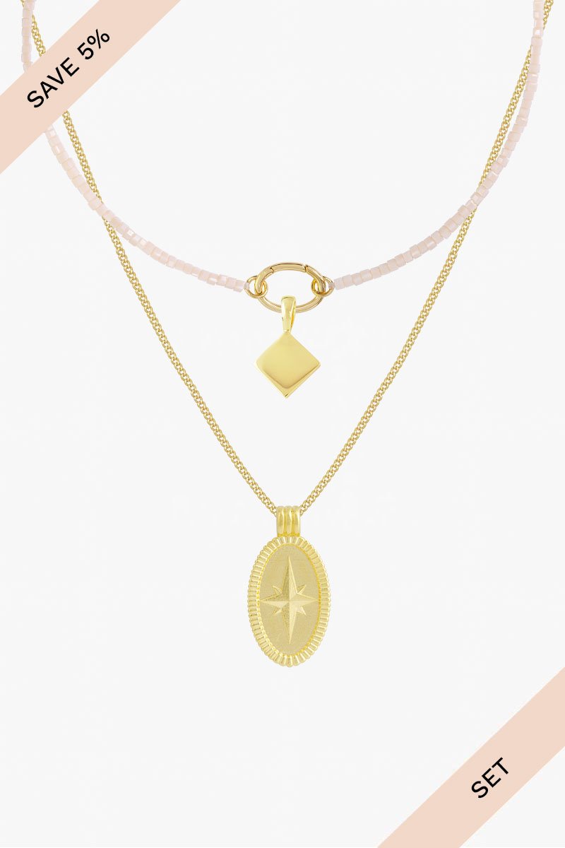 Summer keepsake set gold plated-Necklace-Wildthings_collectables-Gold Plated---abc