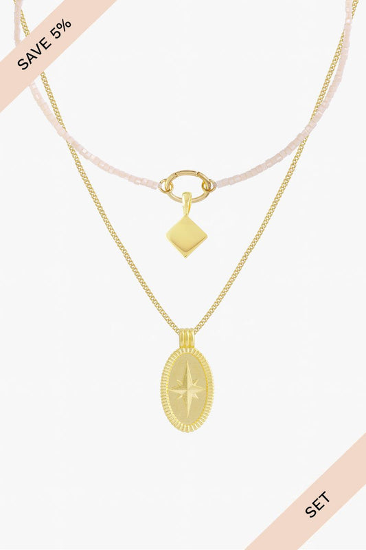 Summer keepsake set gold plated-Necklace-Wildthings_collectables-Gold Plated---abc