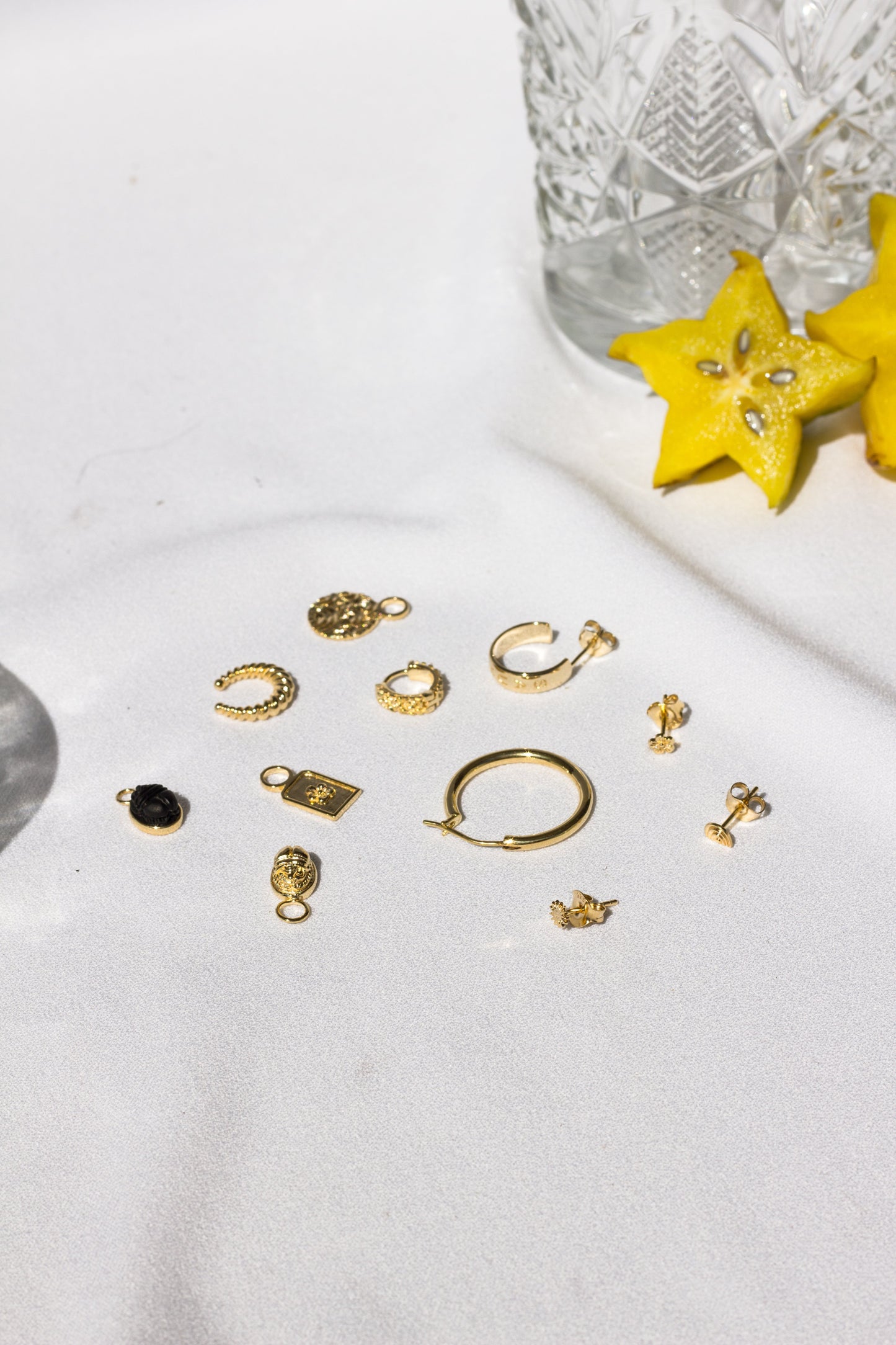 Wild classic earring gold plated small (20mm)-Earring-wildthings_collectables-Single piece-Gold plated--abc