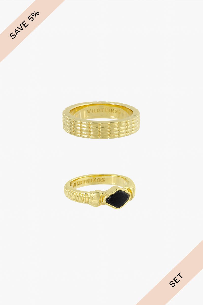 Wild girl set gold plated-Ring-wildthings_collectables-1---abc