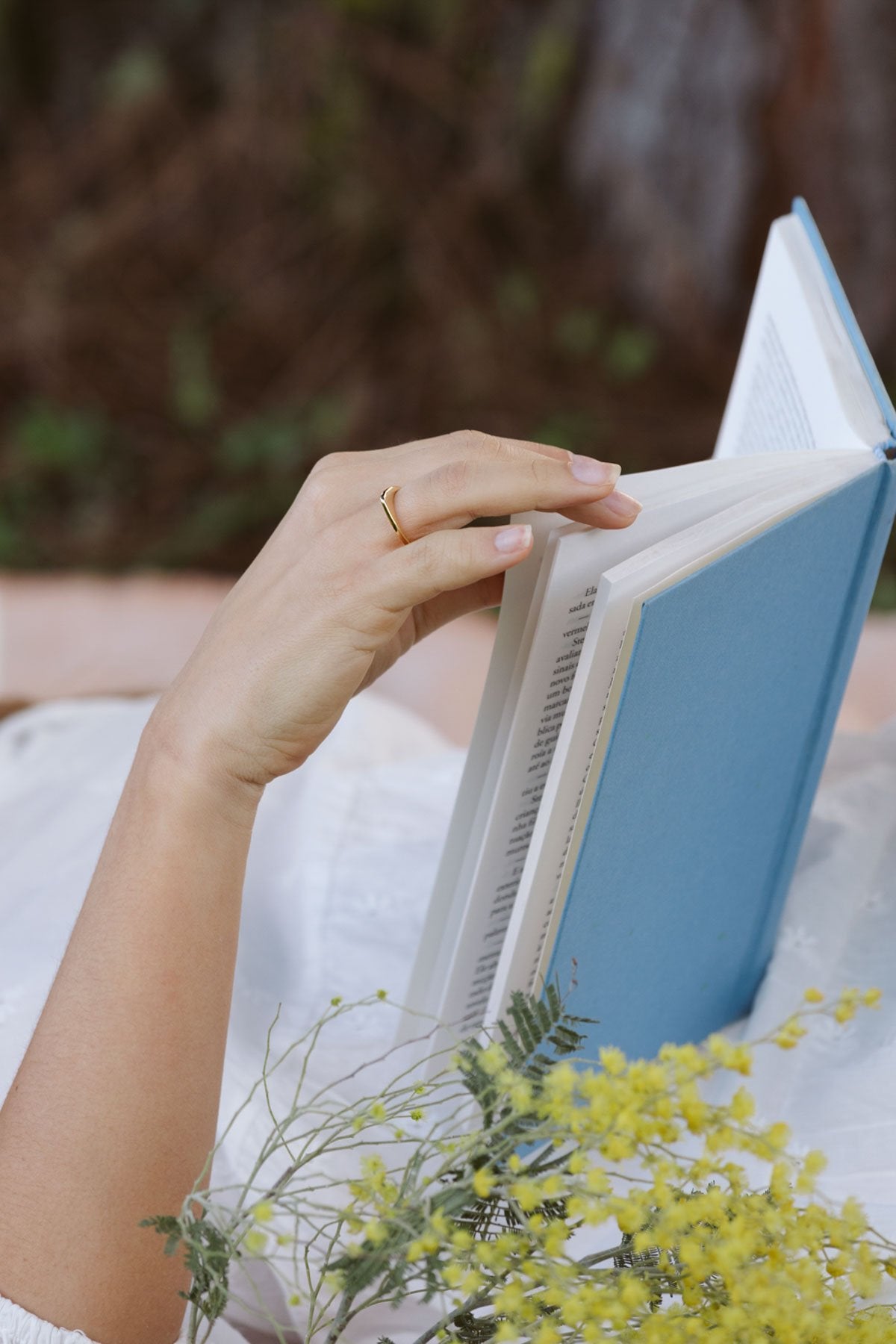 Destination ring gold plated-abc