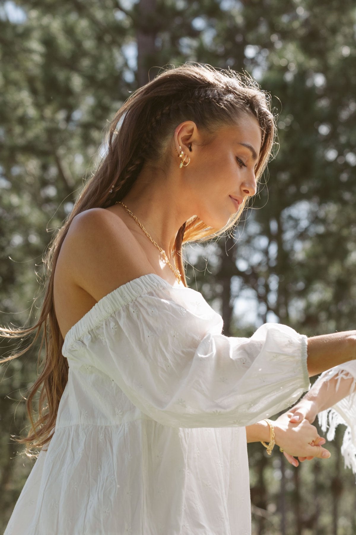 Chunky figaro clasp chain gold plated-abc