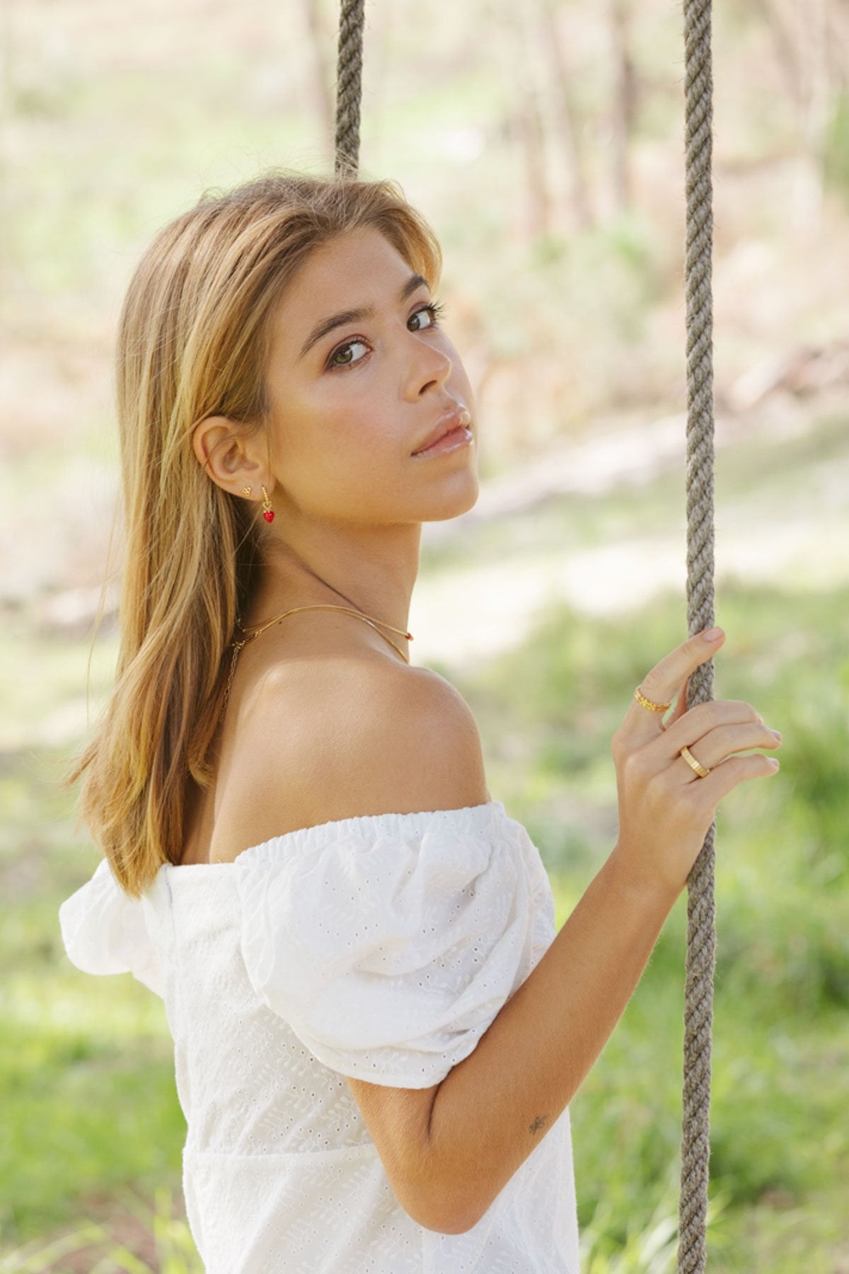 Sweet berry earring gold plated-Earring-wildthings_collectables-Gold plated---abc