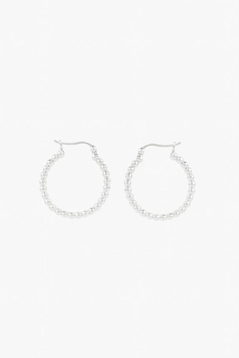Dots hoop silver 23mm-abc
