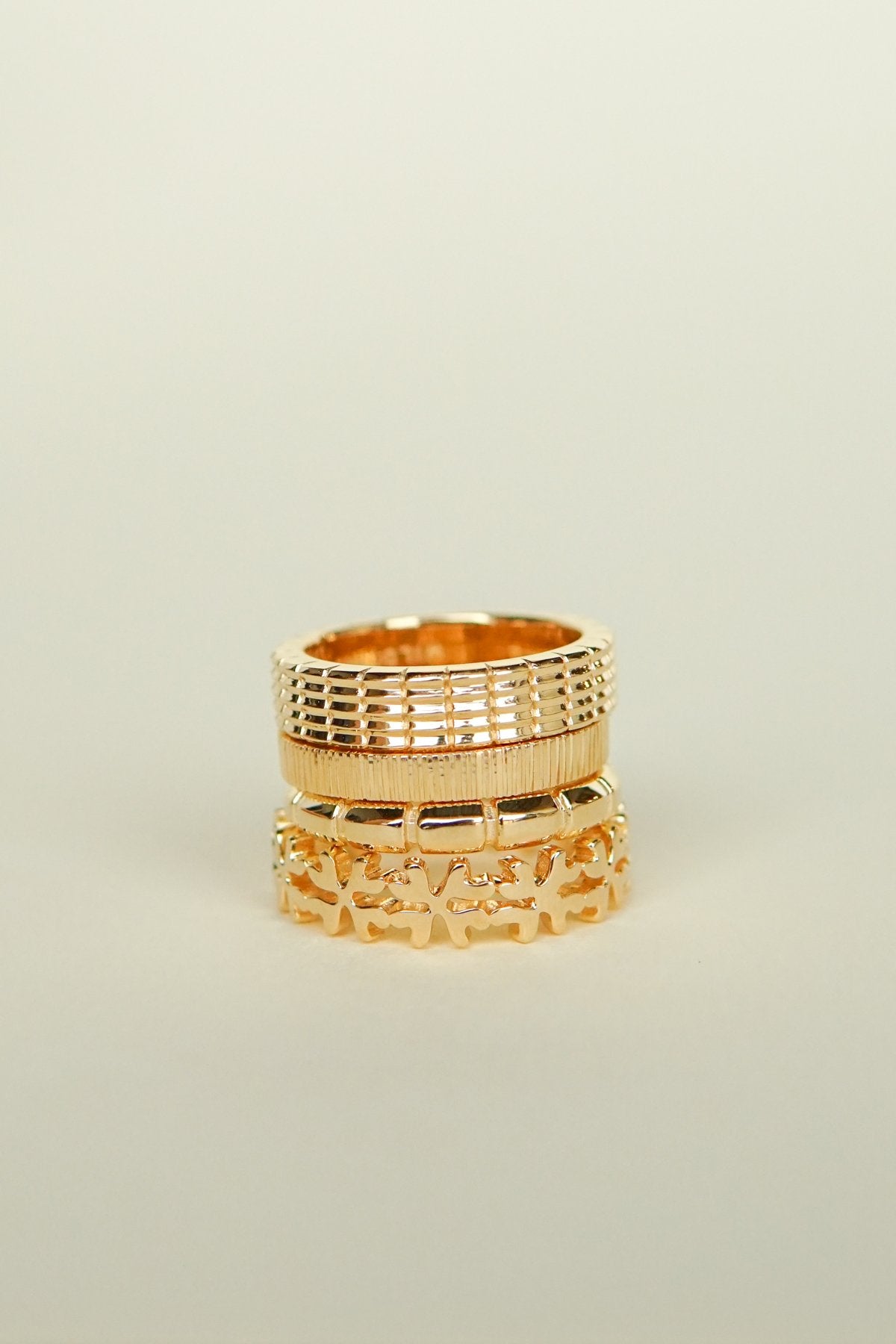 Eternity ring gold plated-abc