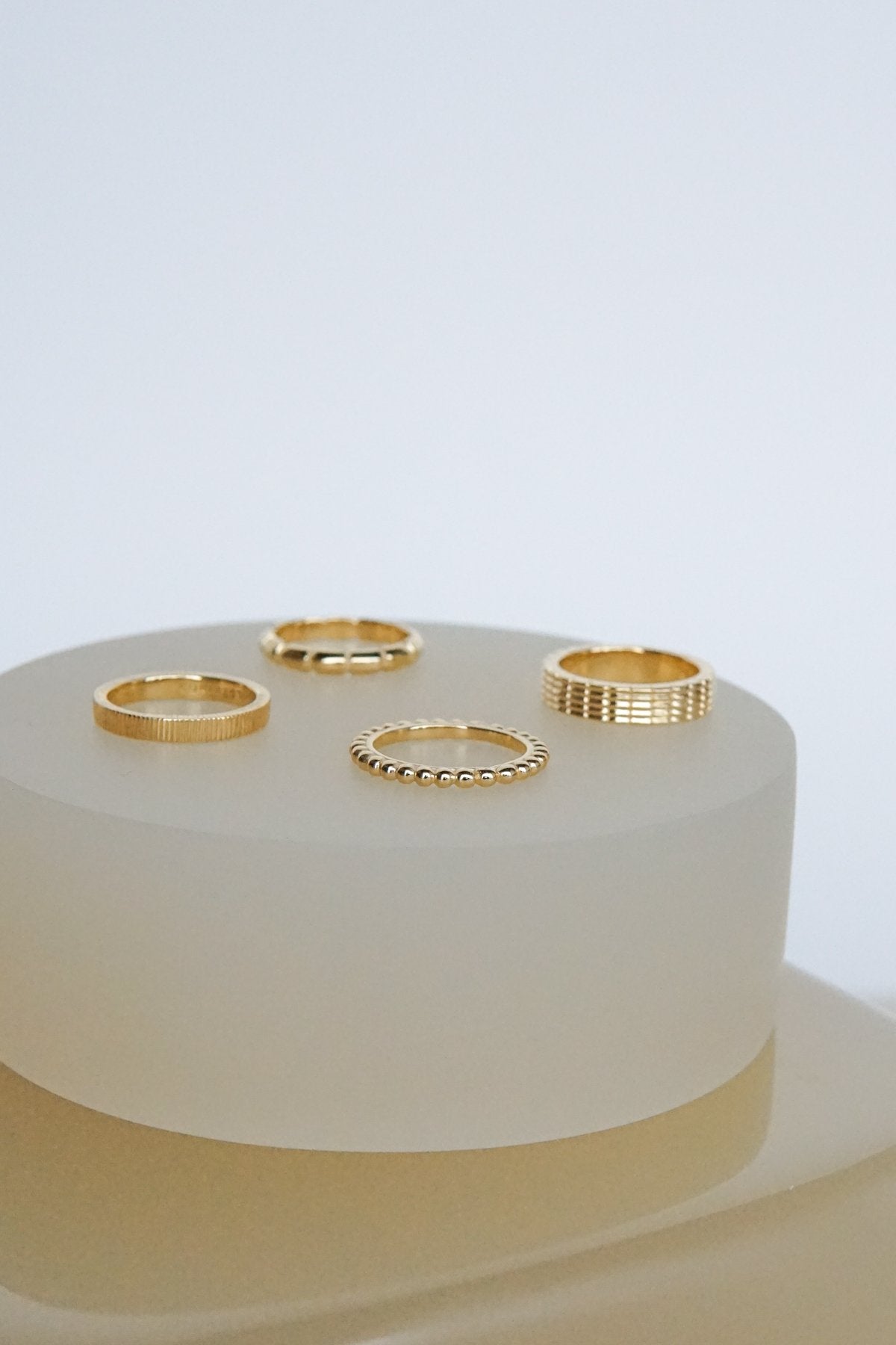 Small dots stacking ring gold plated-Ring-wildthings_collectables-Gold plated-1 (US 6 / 16.5 mm)--abc