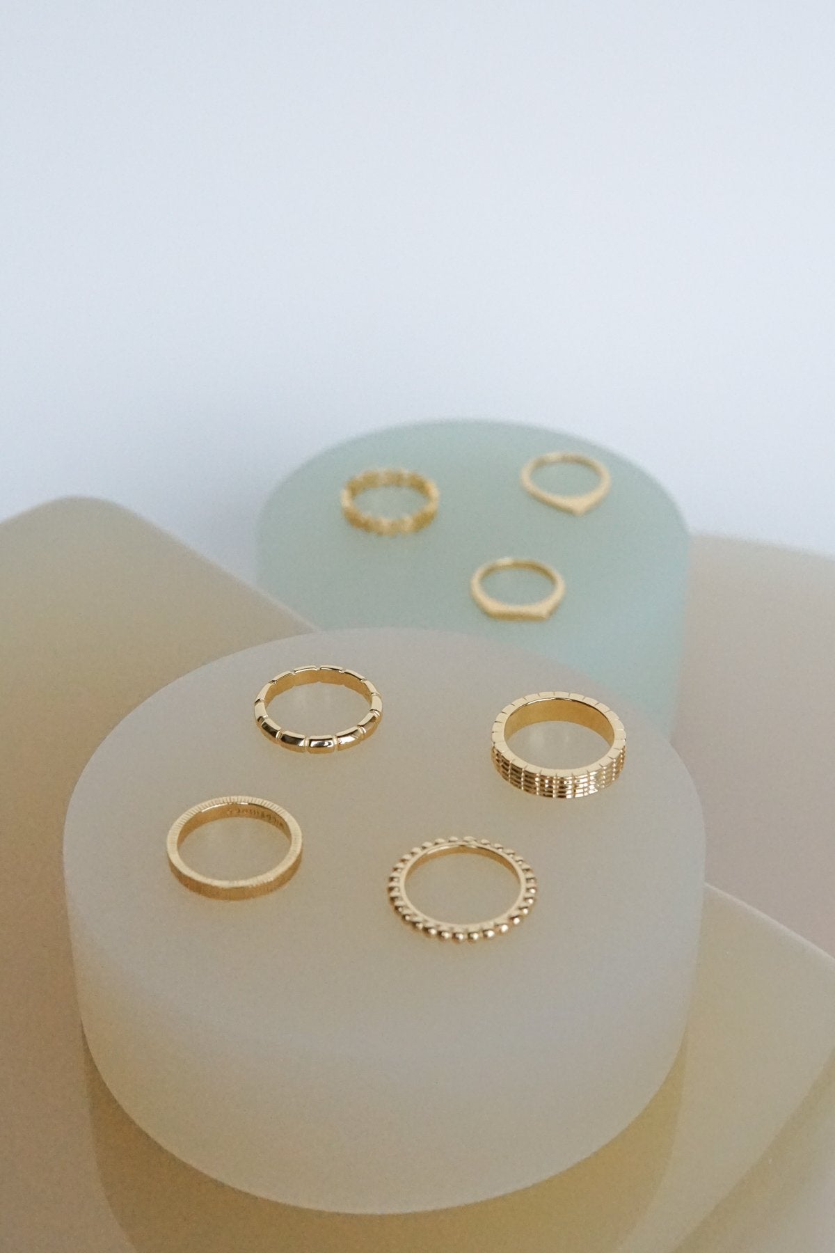 Small dots stacking ring gold plated-Ring-wildthings_collectables-Gold plated-1 (US 6 / 16.5 mm)--abc