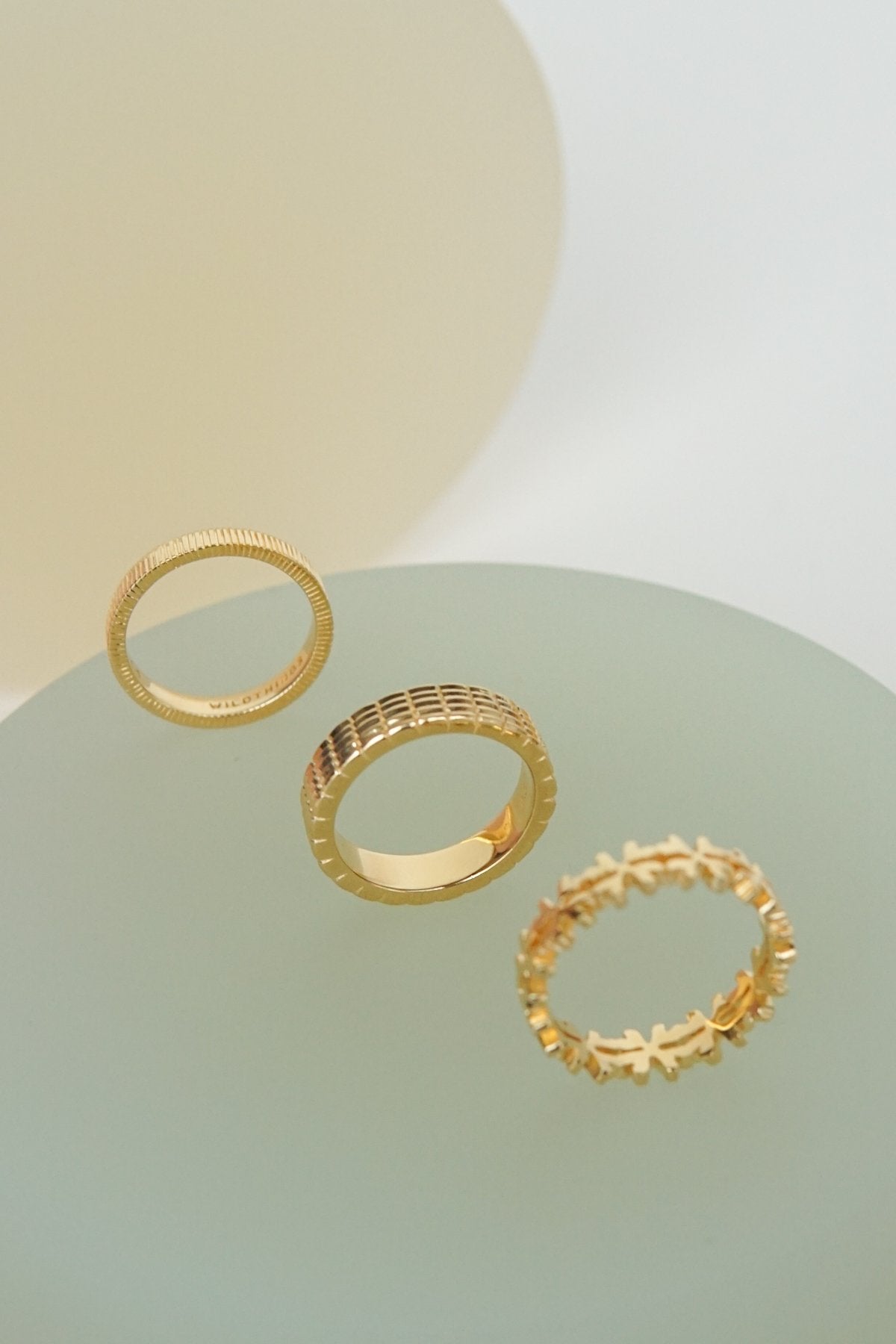 Off road ring gold plated-abc