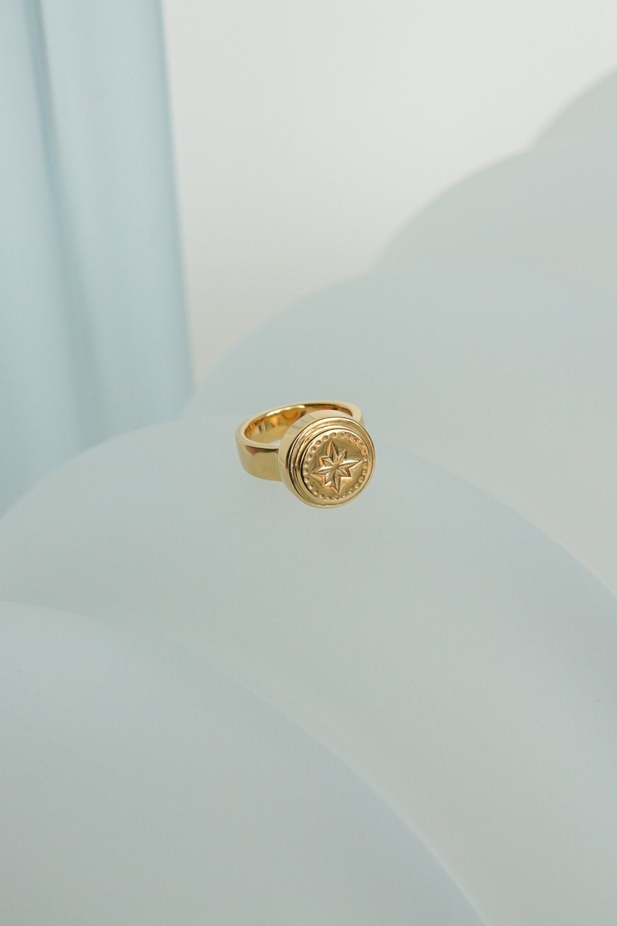 Wander pinky ring gold plated-Ring-wildthings_collectables-Gold plated-1 (US 3.5 / 14.5mm)--abc