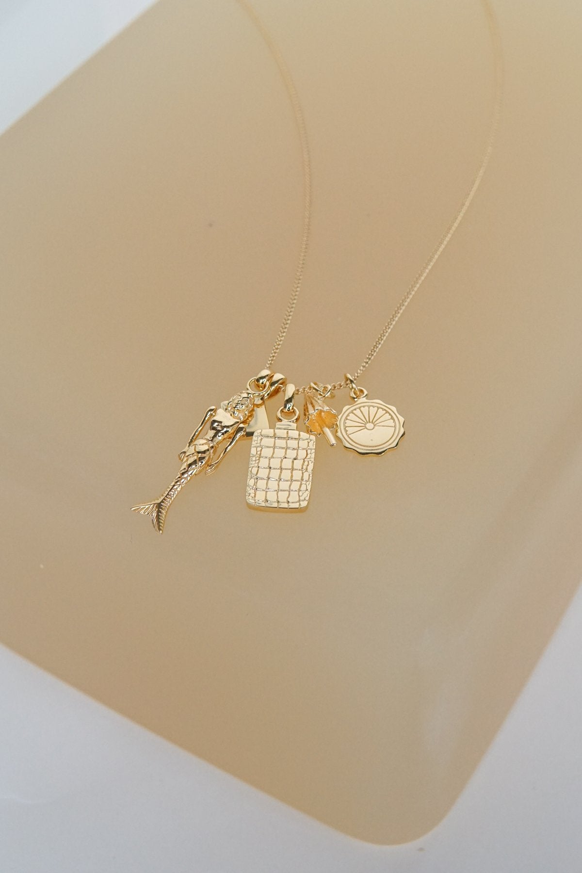 Voyage coin pendant gold plated-Pendant-wildthings_collectables-Pendant-Gold plated--abc