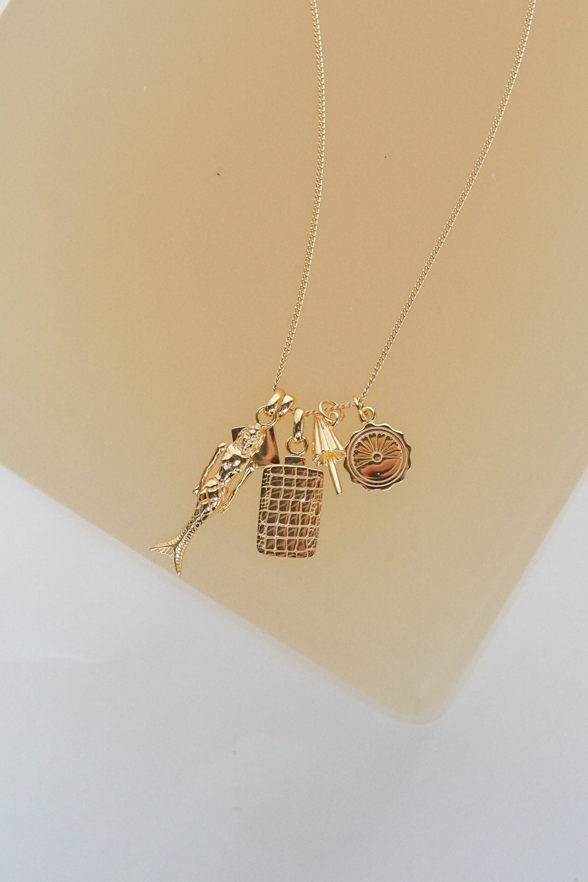 Voyage coin pendant gold plated-Pendant-wildthings_collectables-Pendant-Gold plated--abc