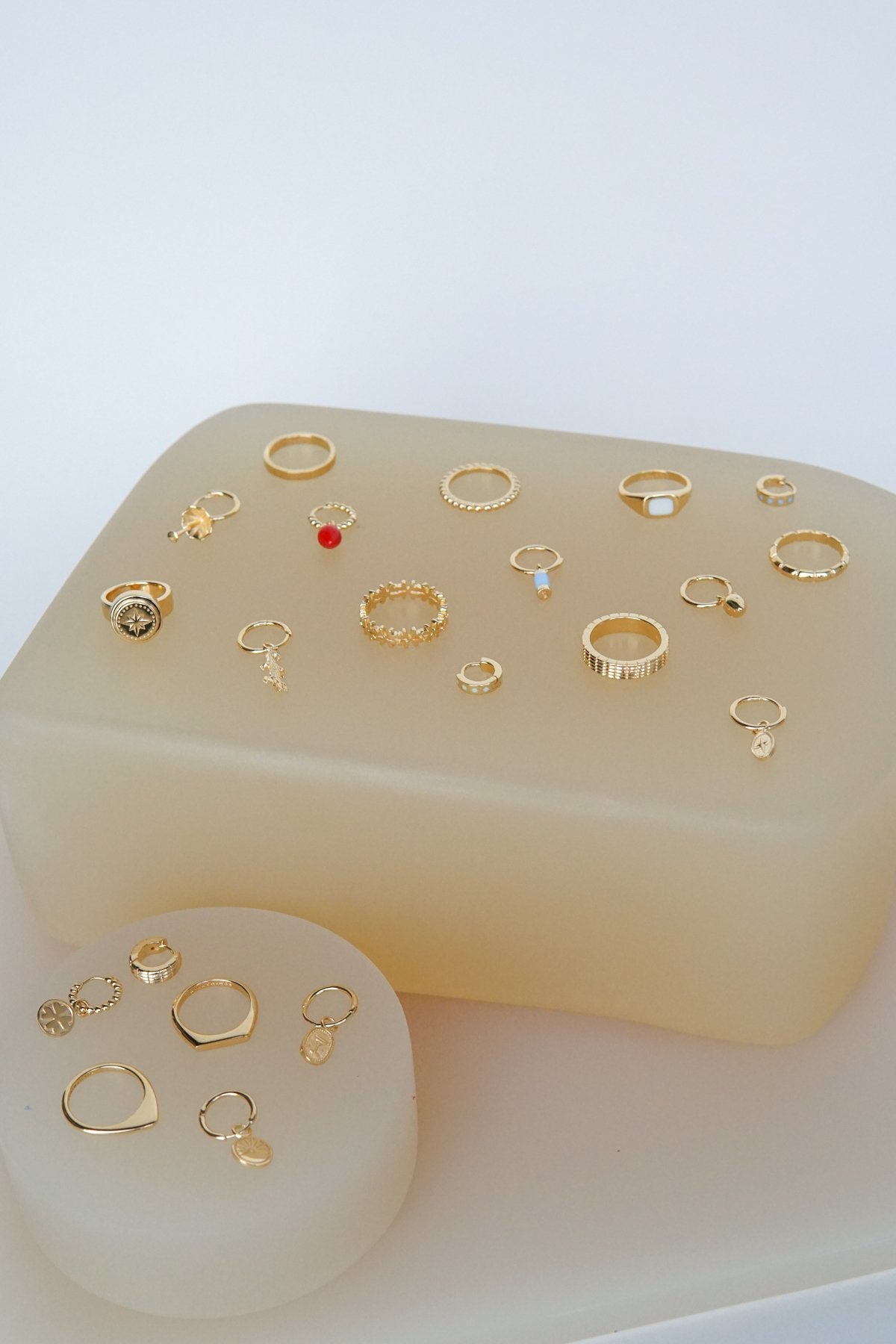 Destination ring gold plated-abc