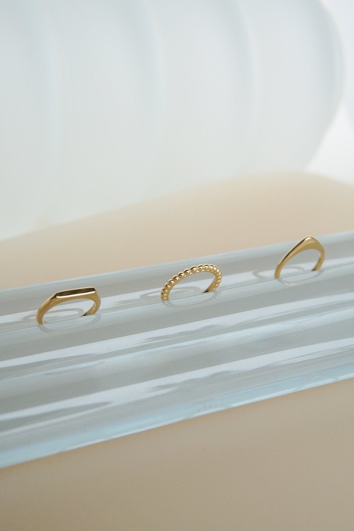 Destination ring gold plated-abc