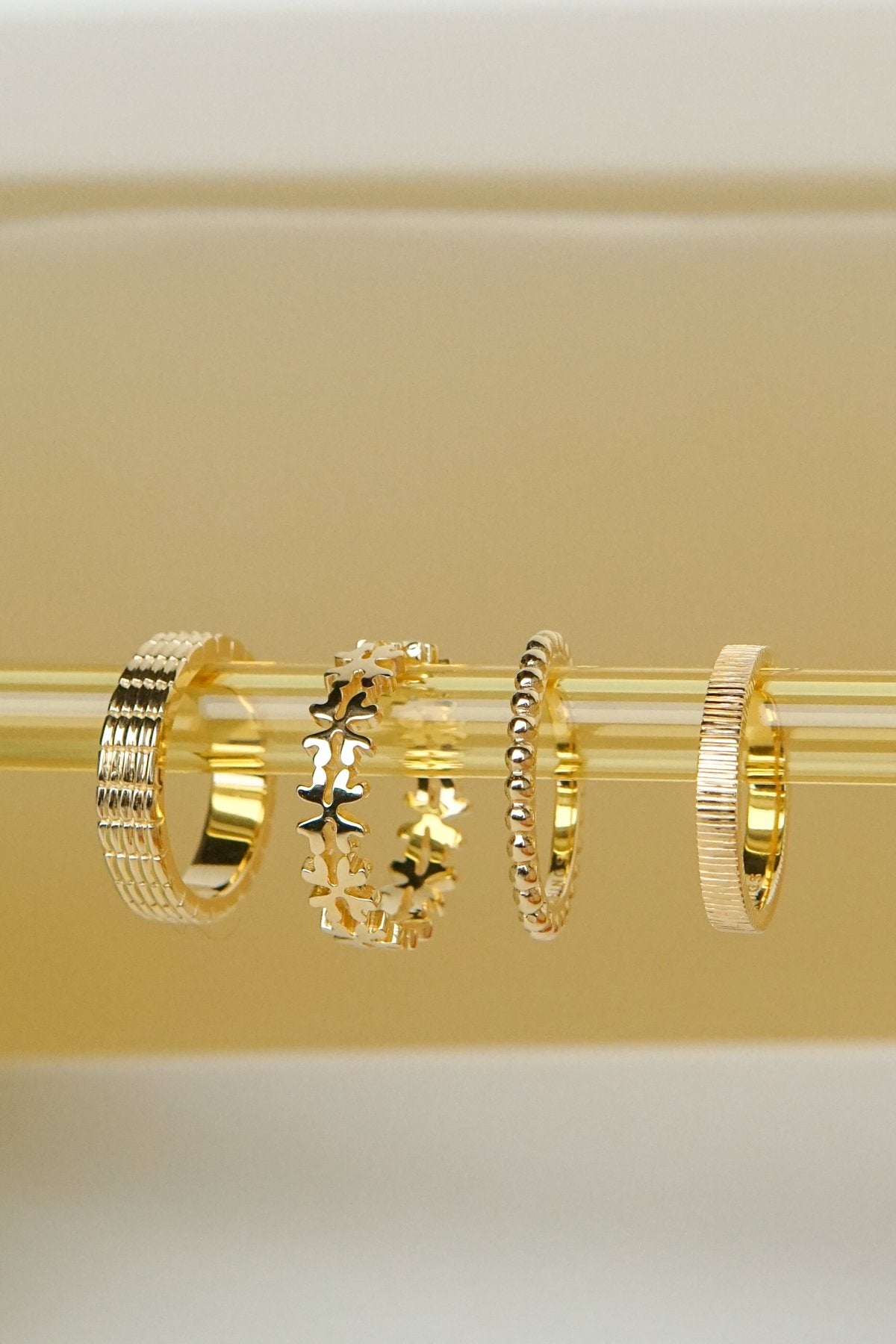 Off road ring gold plated-abc