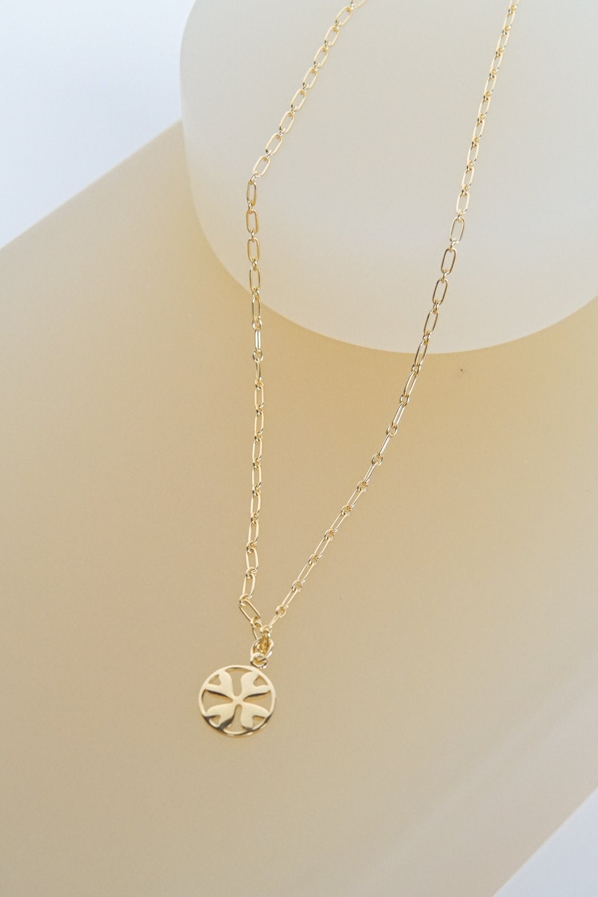 Clover club pendant gold plated-abc