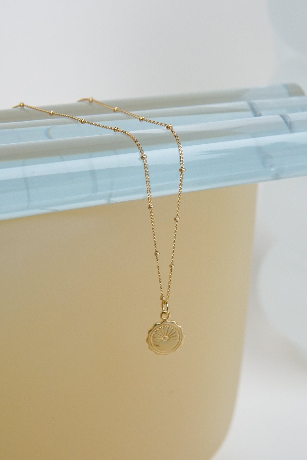 Voyage coin pendant gold plated-Pendant-wildthings_collectables-Pendant-Gold plated--abc