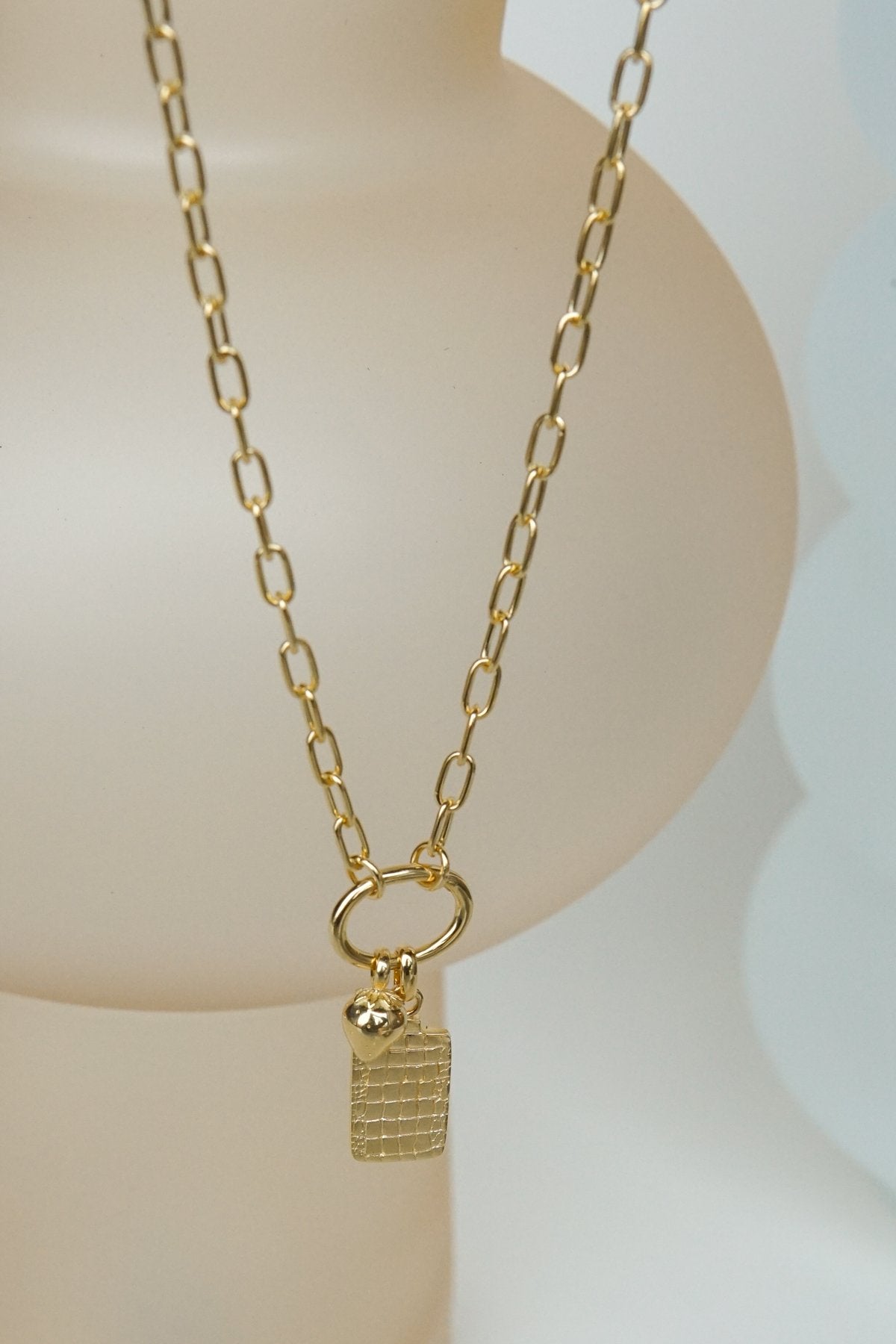 Oval clasp gold plated-Clasp-wildthings_collectables-Gold plated---abc