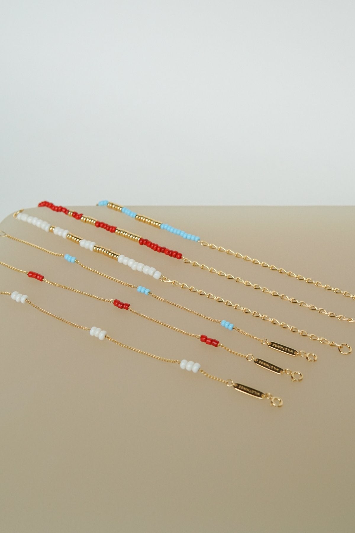 Think twice chain bracelet white gold plated-Bracelet-wildthings_collectables-Gold plated---abc