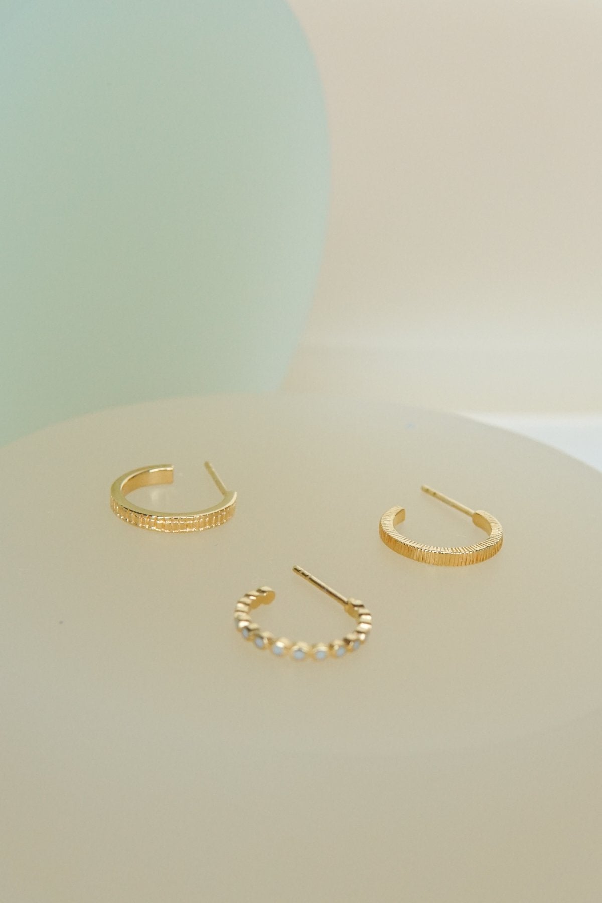 Crocodile hoop gold plated-abc