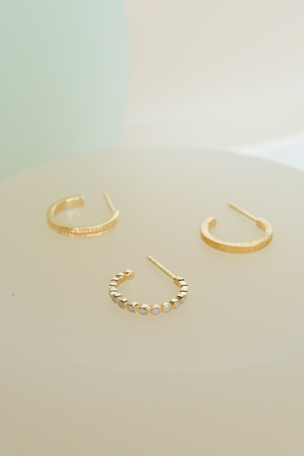 Breeze hoop gold plated-abc