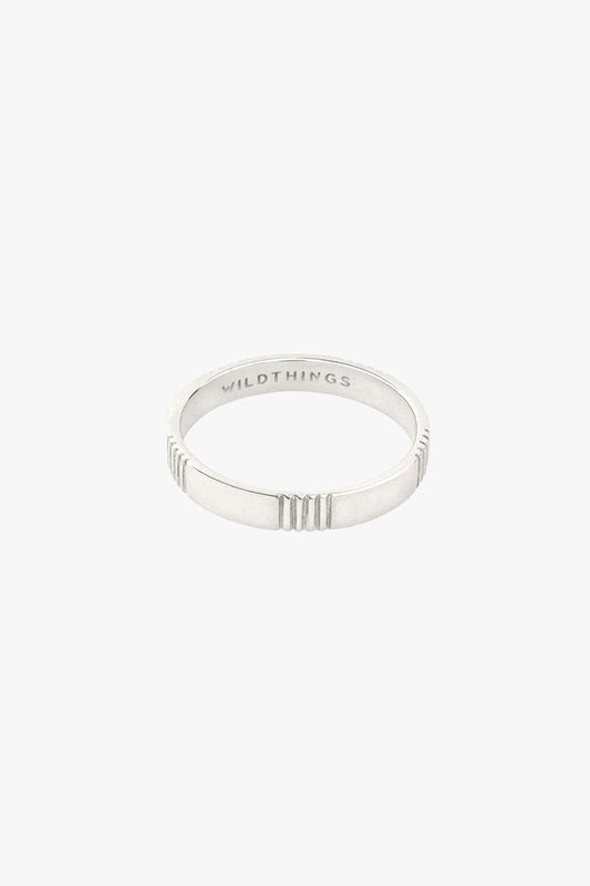 Five ways ring silver-abc