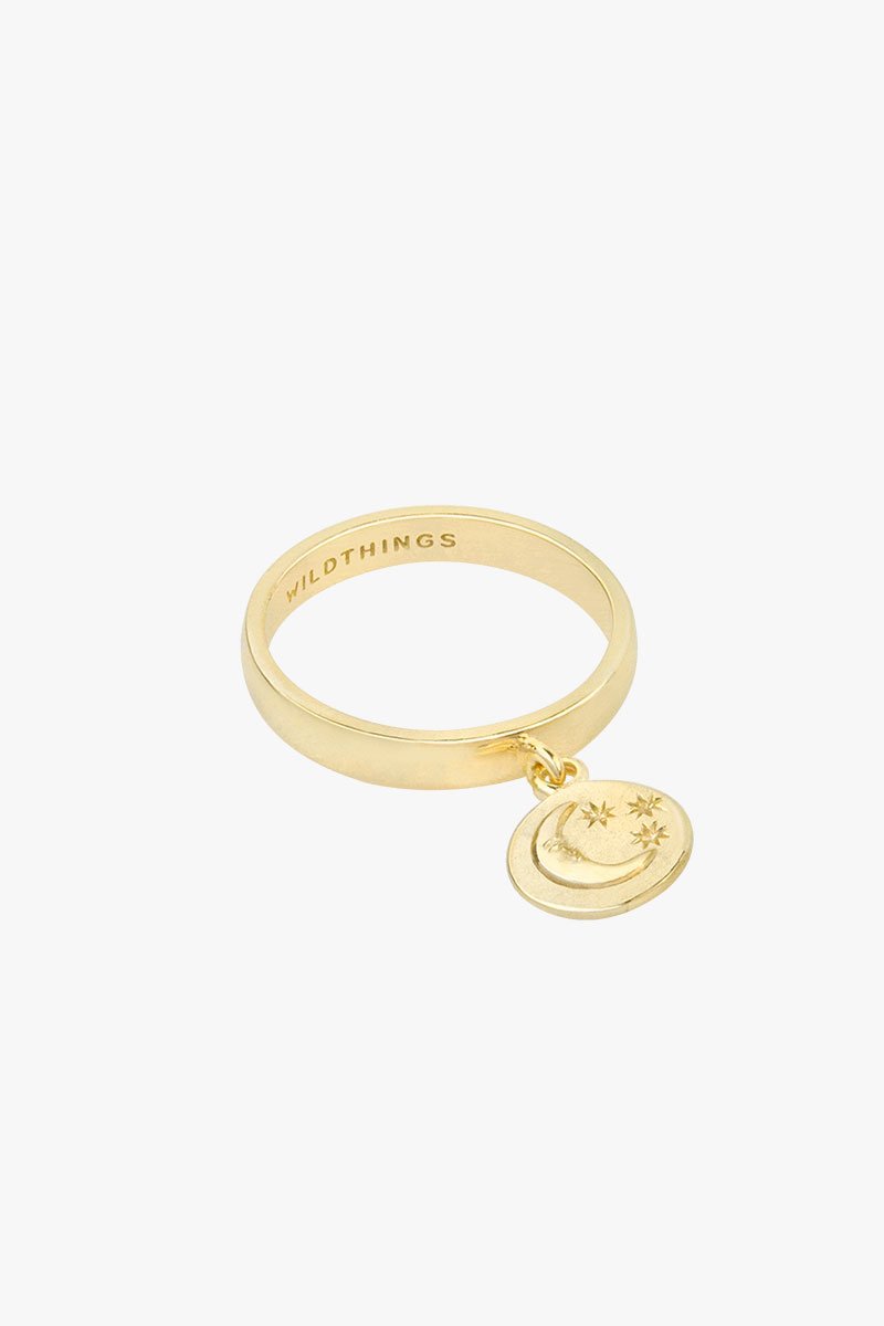 Nightfall ring gold plated-abc