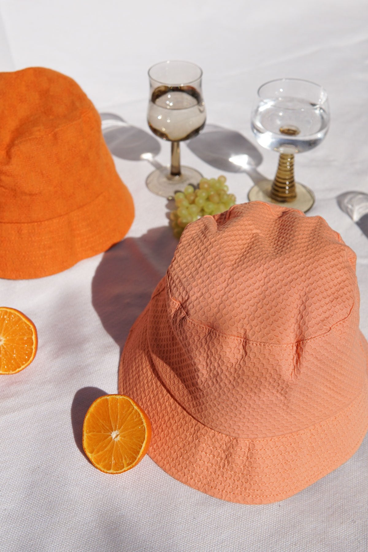 Peach bucket hat-abc