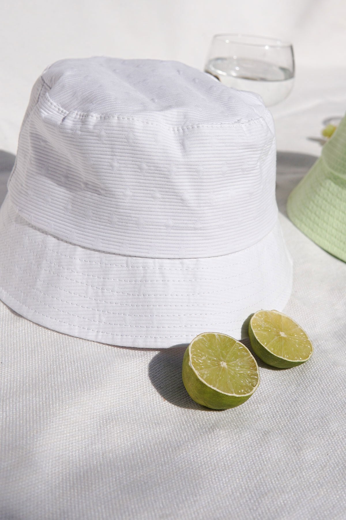 White dots bucket hat-Bucket Hat-wildthings_collectables-S/M (58 cm)---abc