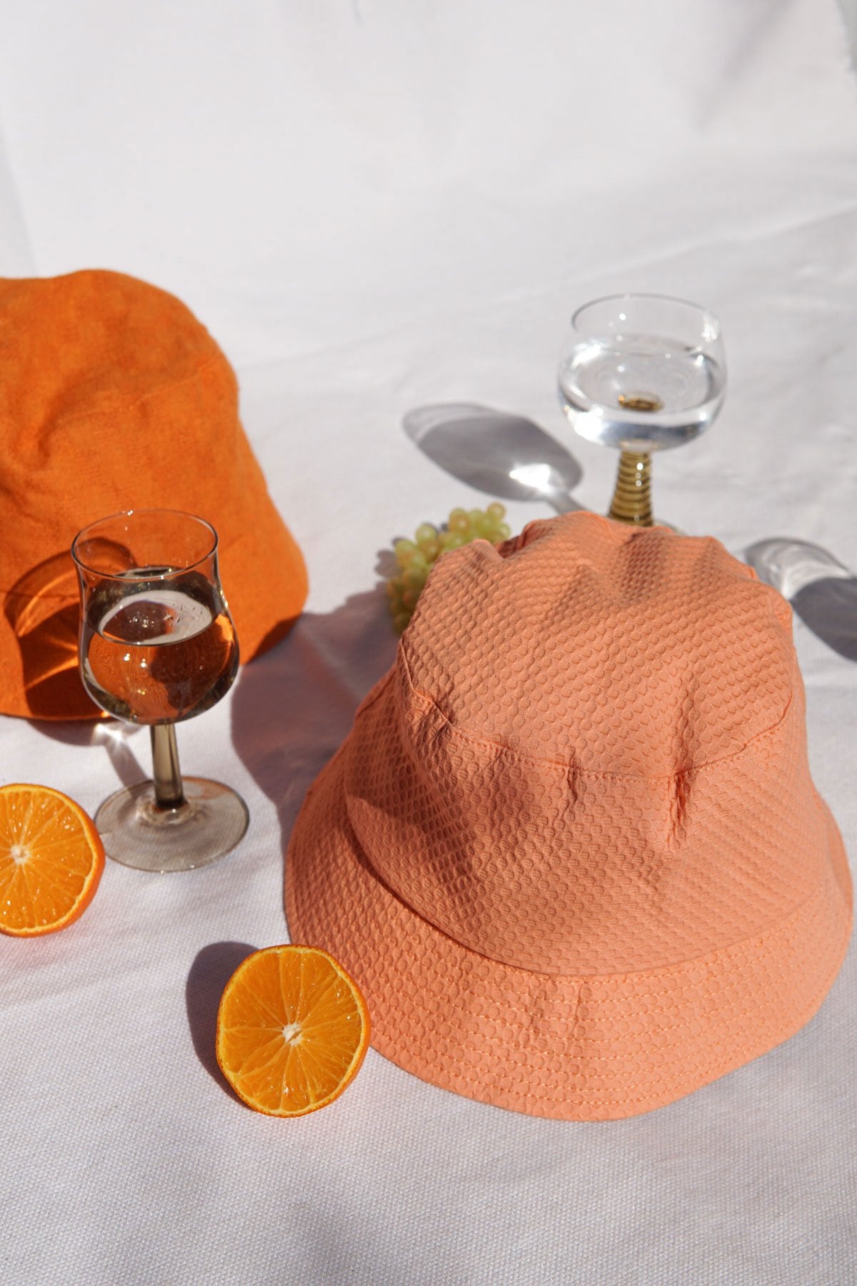 Peach bucket hat-abc
