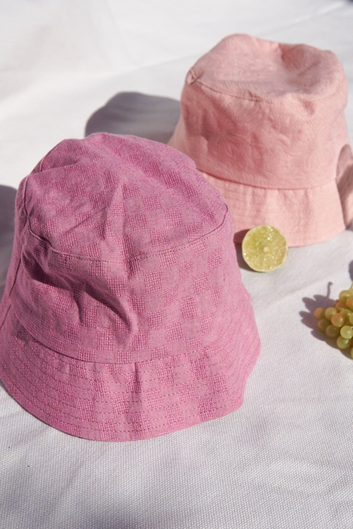 Fuchsia bucket hat-abc