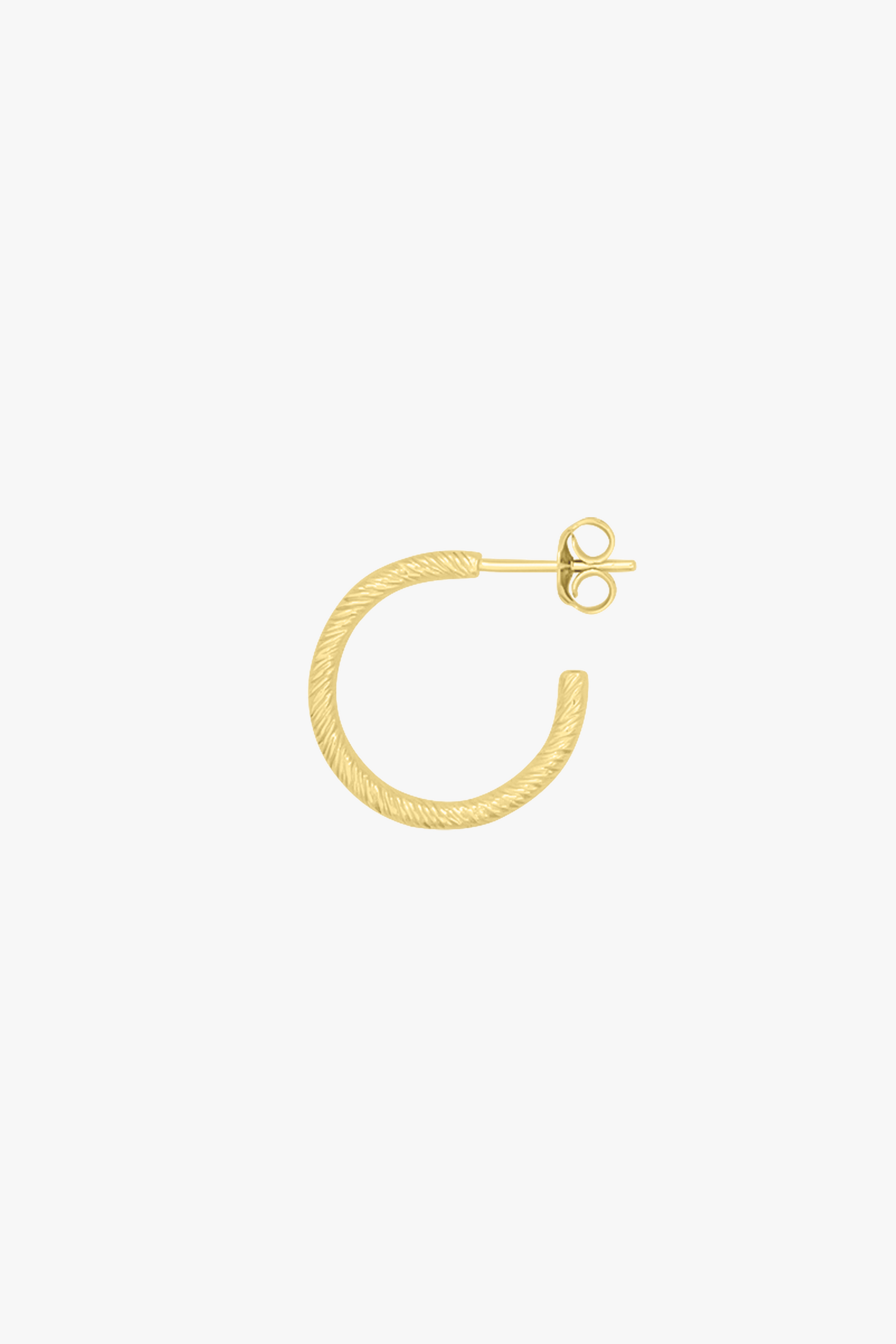 Vintage love earring gold plated (20mm)-Earring-wildthings_collectables-Gold plated-Single piece--abc