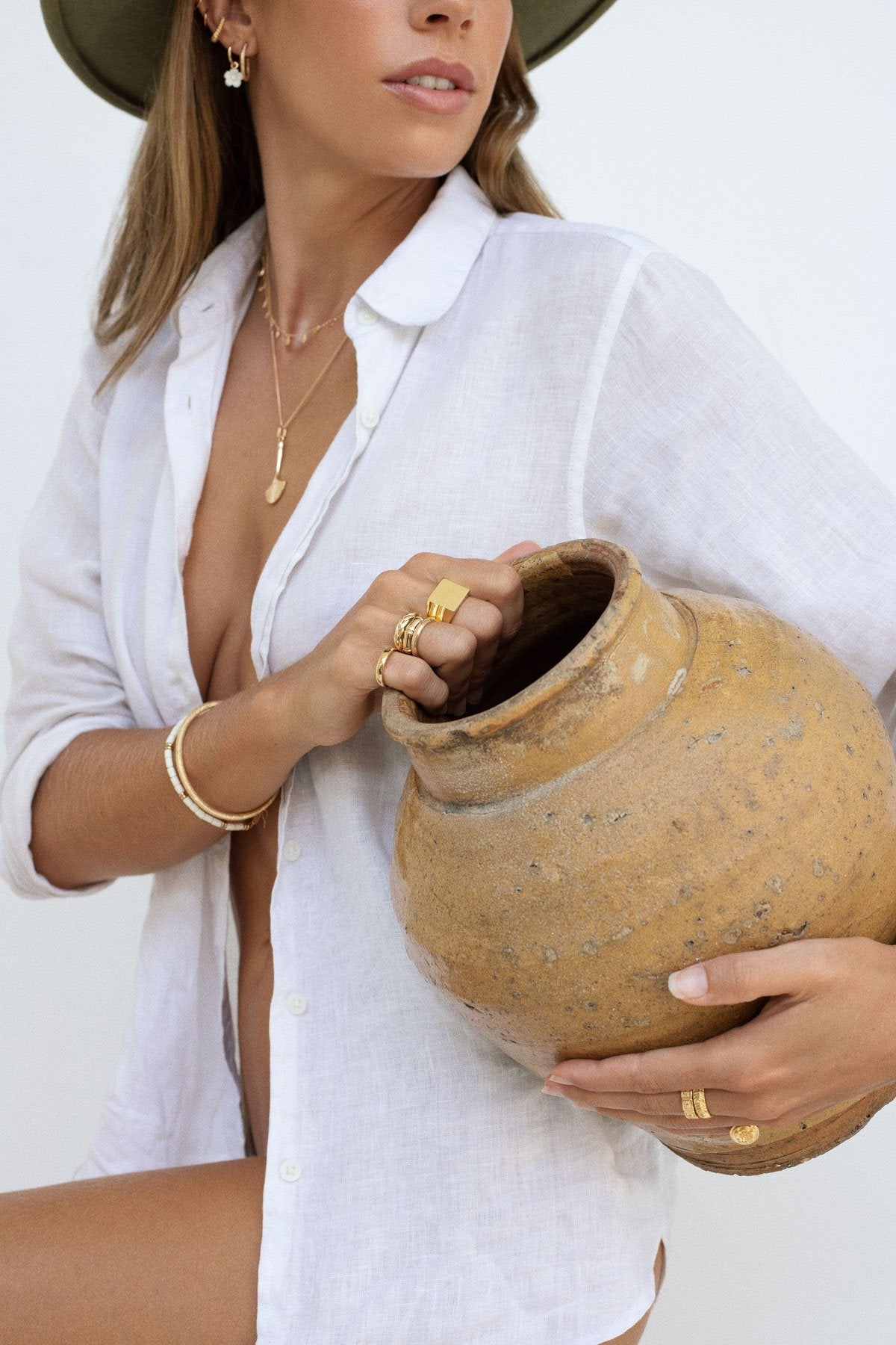 Pinky band gold plated-Ring-Wildthings_collectables-1 (US 3.5 / 14.5mm)-Gold plated--abc