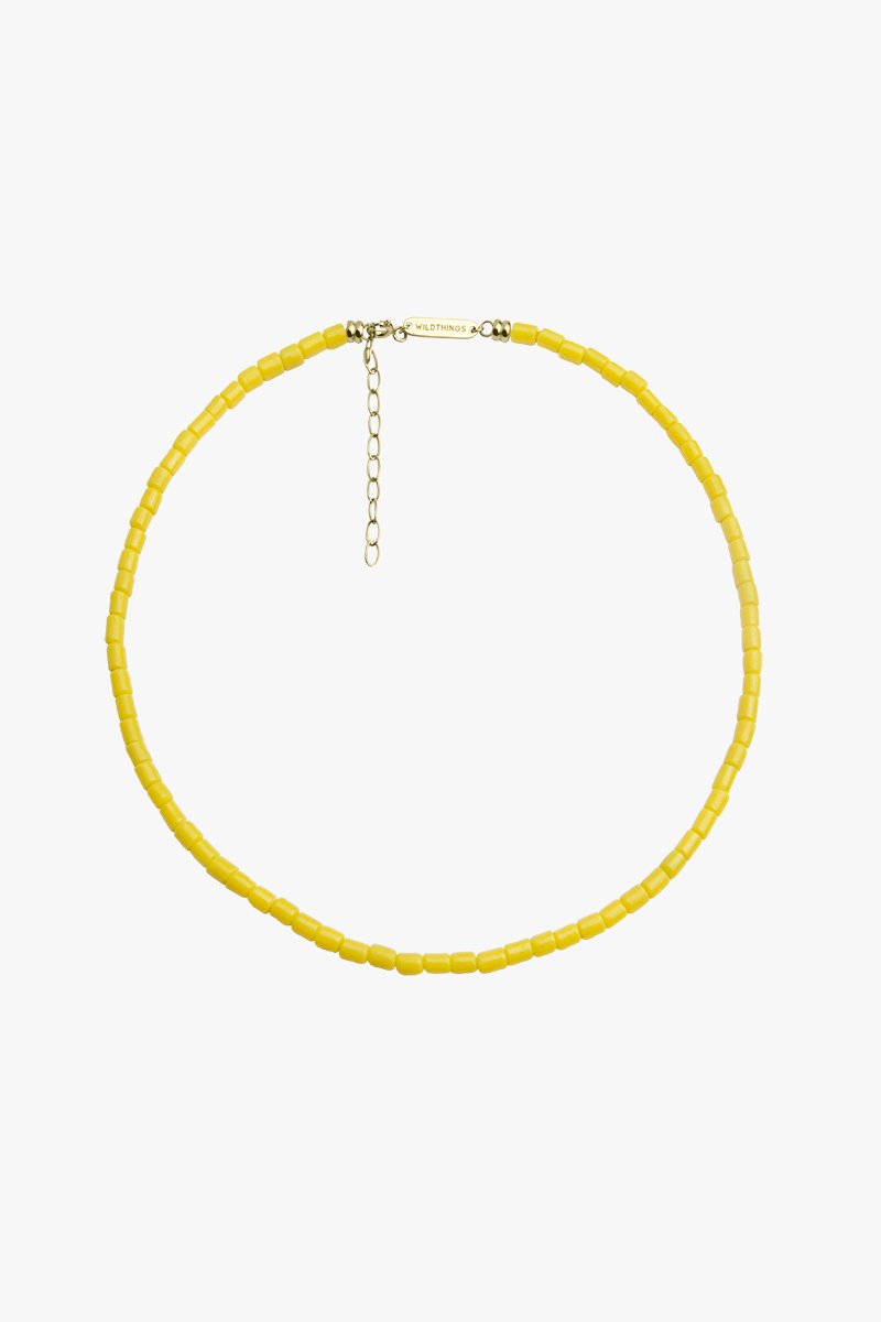 Bumblebee choker gold plated (35cm)-abc
