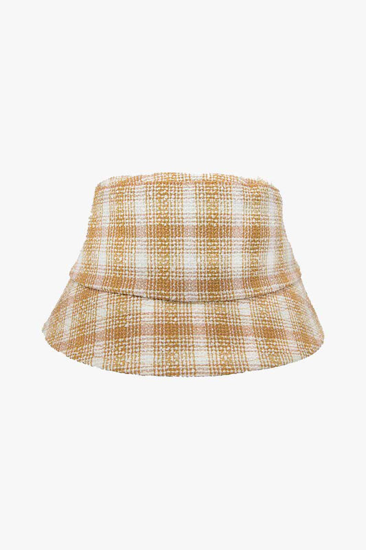 Check mate orange bucket hat-abc