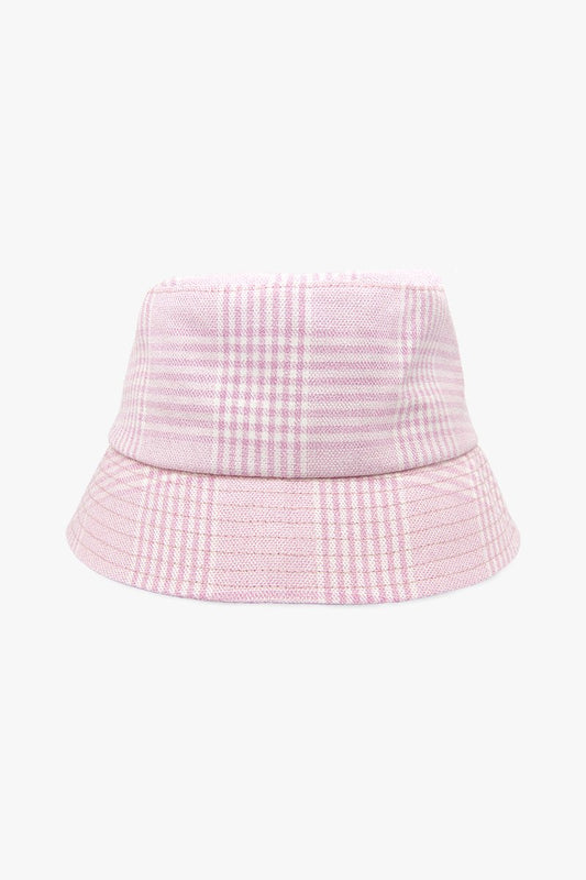 Check mate pink bucket hat-abc