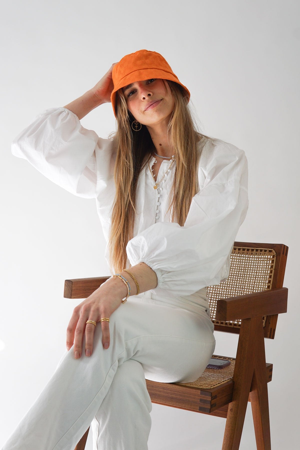 Tangerine bucket hat-Bucket Hat-wildthings_collectables-S/M (59,5-60cm)---abc
