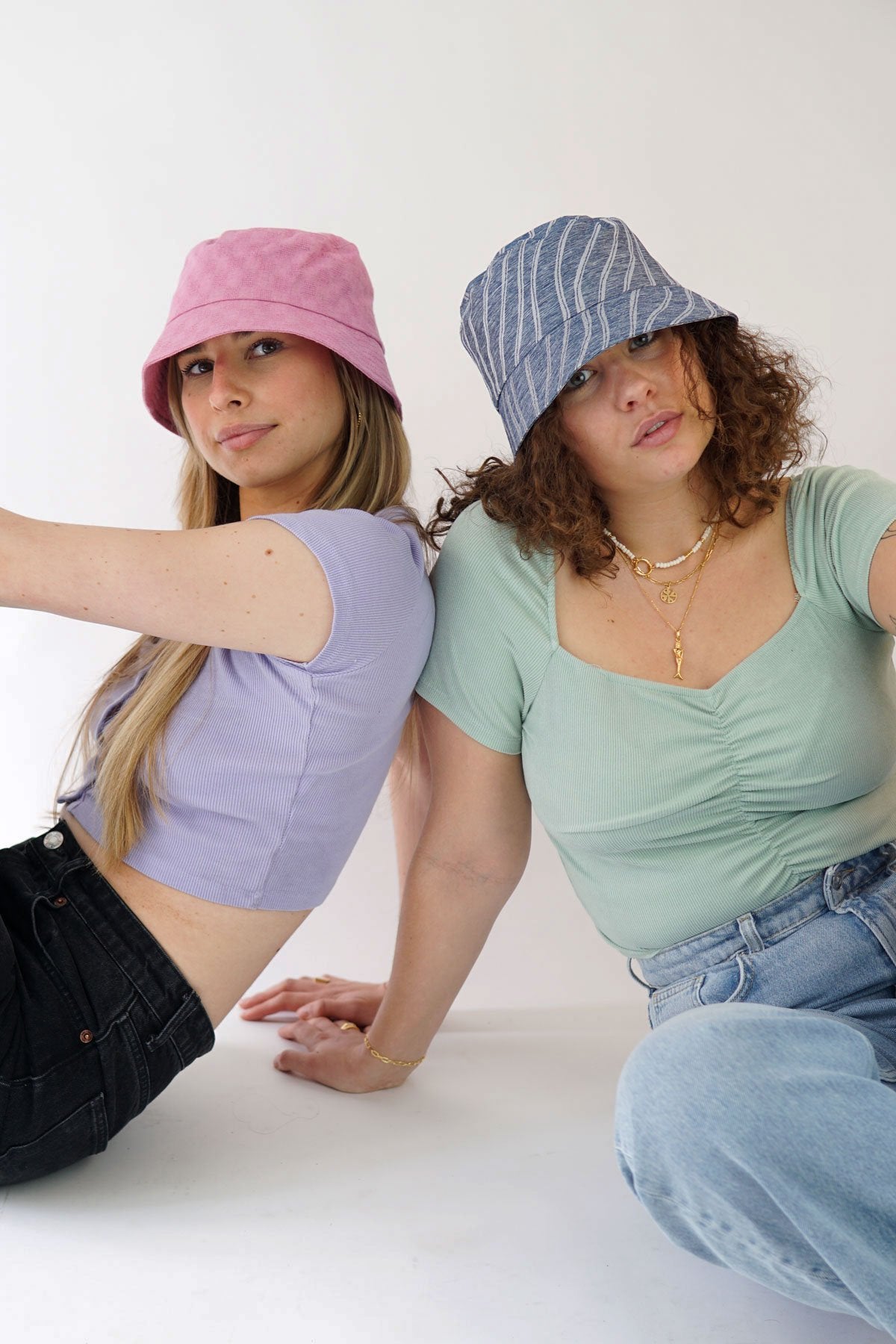 Fuchsia bucket hat-abc