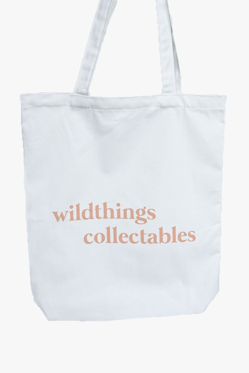 Canvas bag white-abc