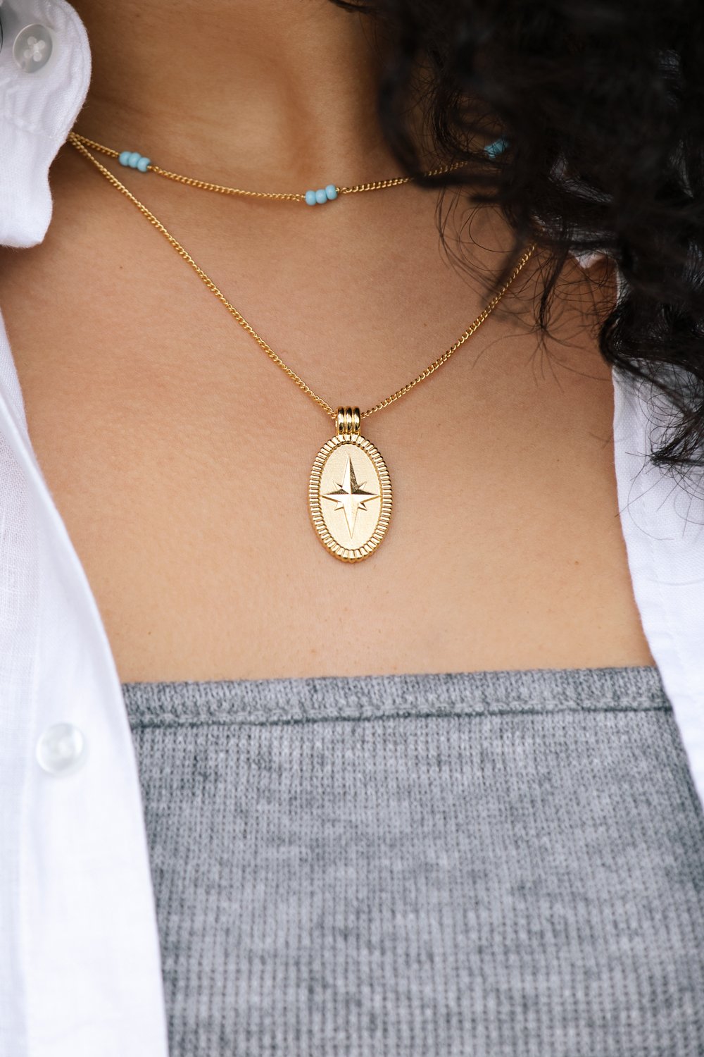 Wander pendant gold plated-Pendant-wildthings_collectables-Pendant-Gold plated--abc