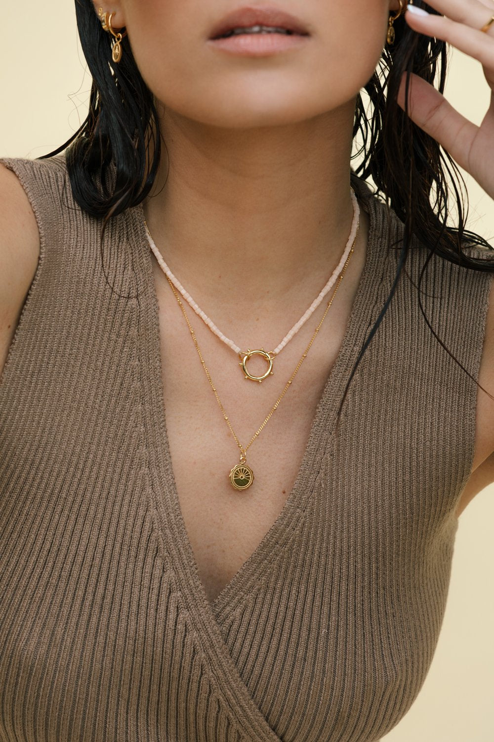 Voyage coin pendant gold plated-Pendant-wildthings_collectables-Pendant-Gold plated--abc