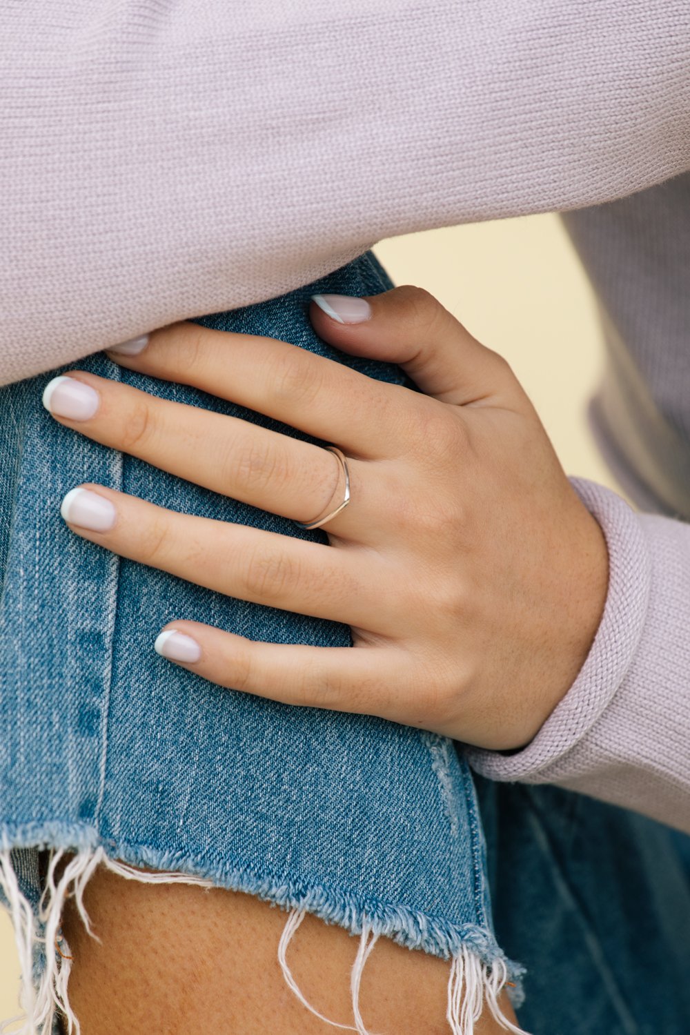 Destination ring silver-abc