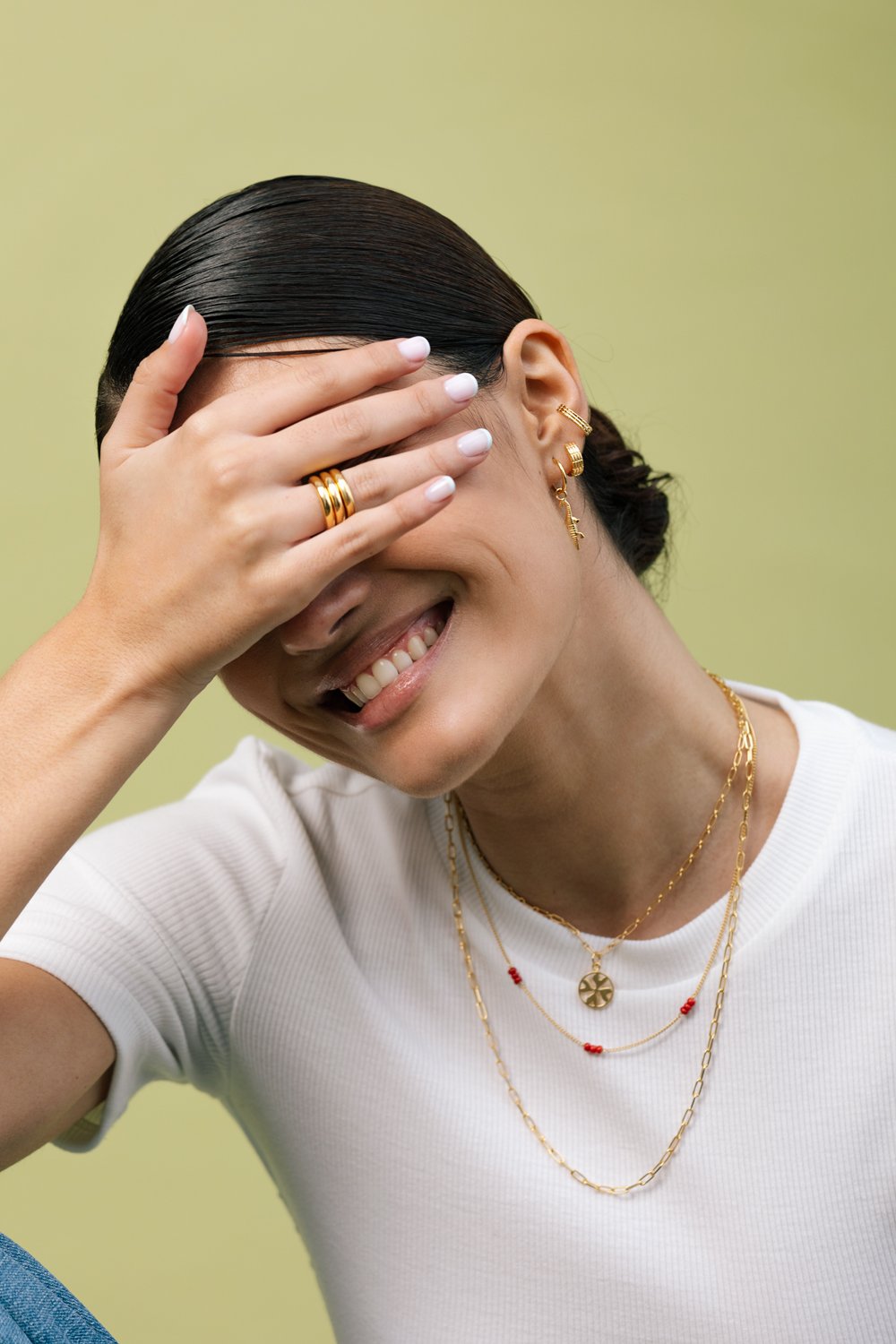 Clover club pendant gold plated-abc