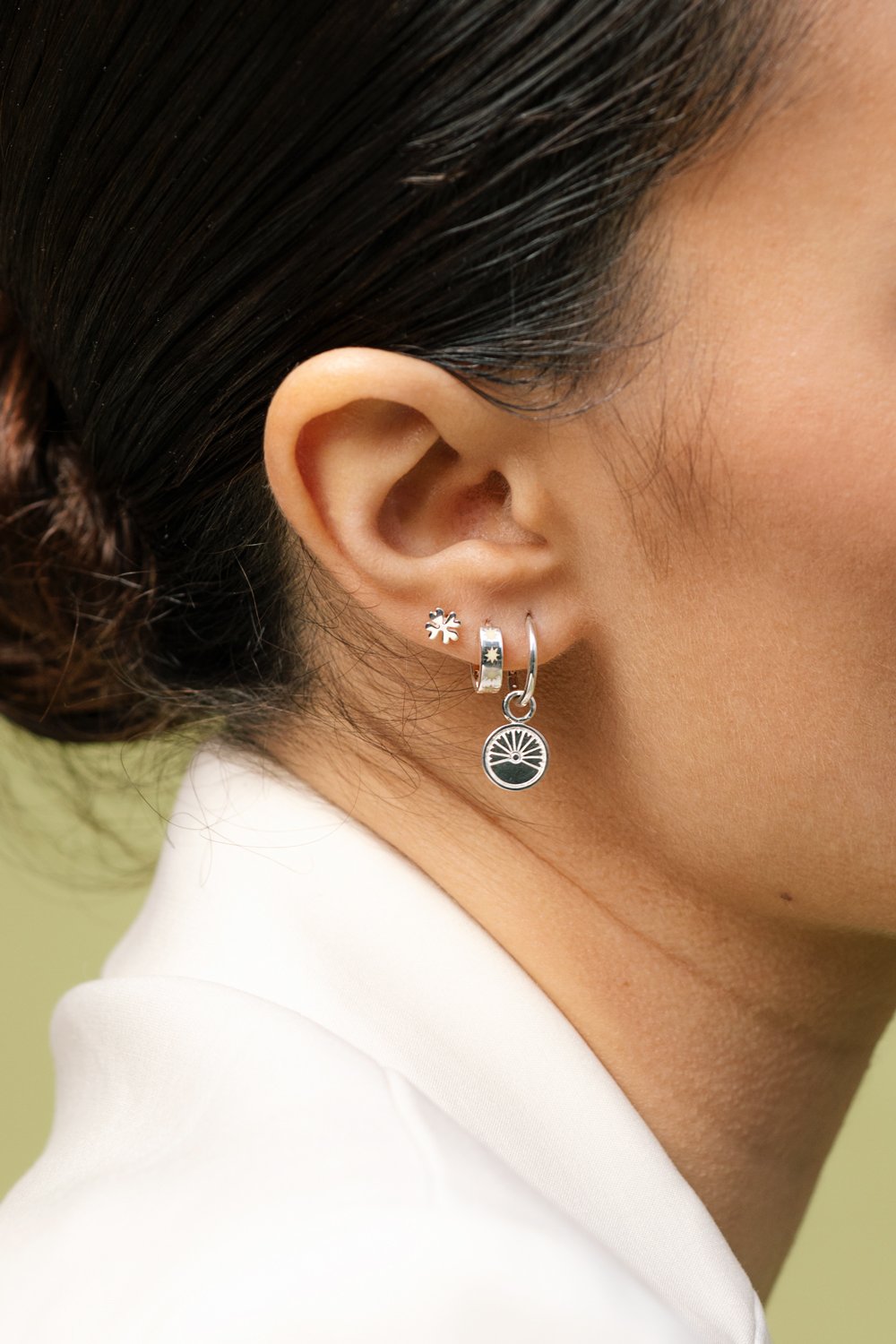 Voyage coin earring silver-Earring-wildthings_collectables-Silver---abc