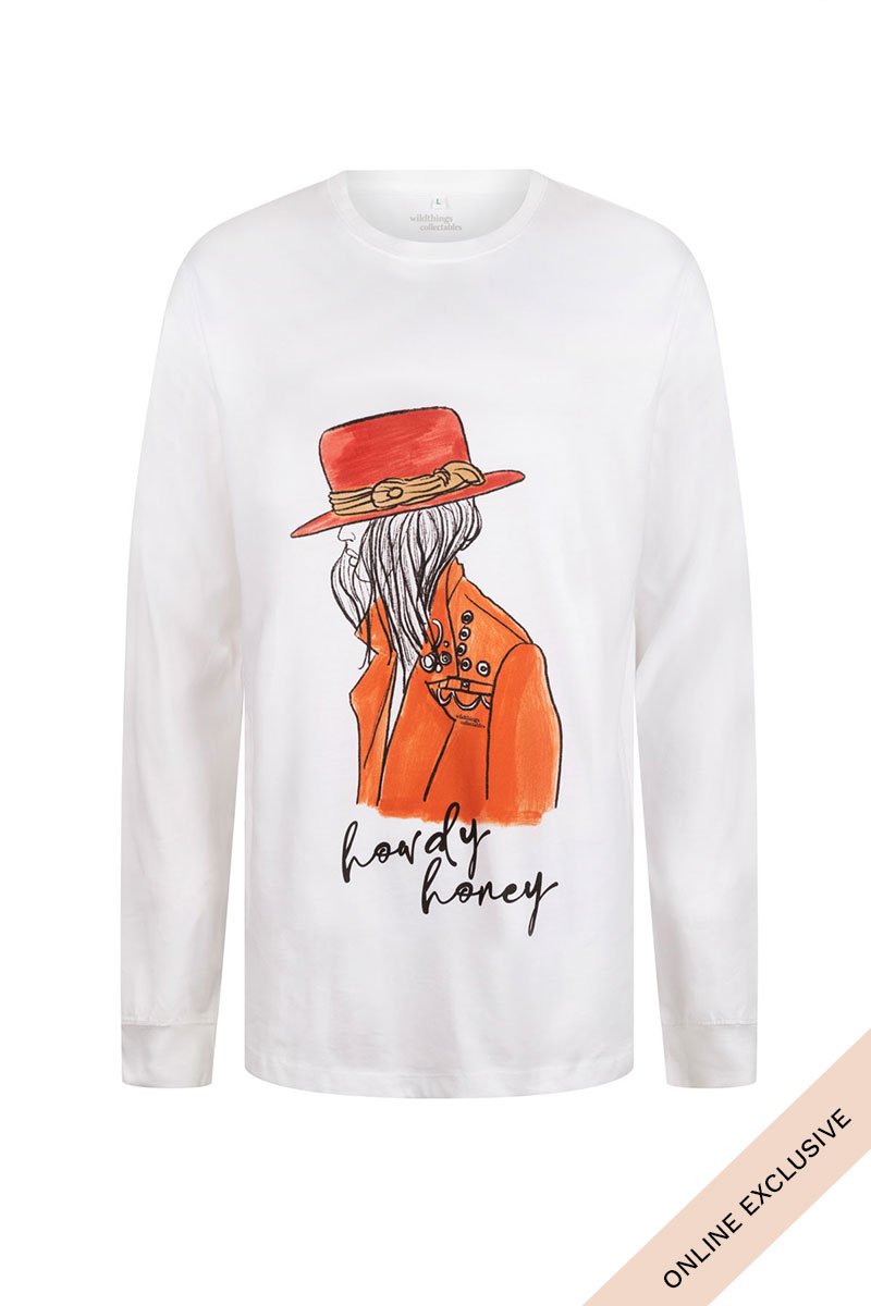 Howdy Honey tee long sleeve-abc