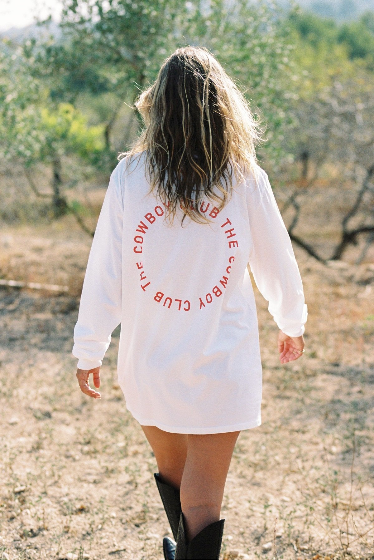 Cowboy club tee long sleeve-abc