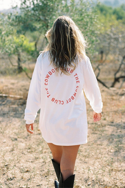 Cowboy club tee long sleeve-abc