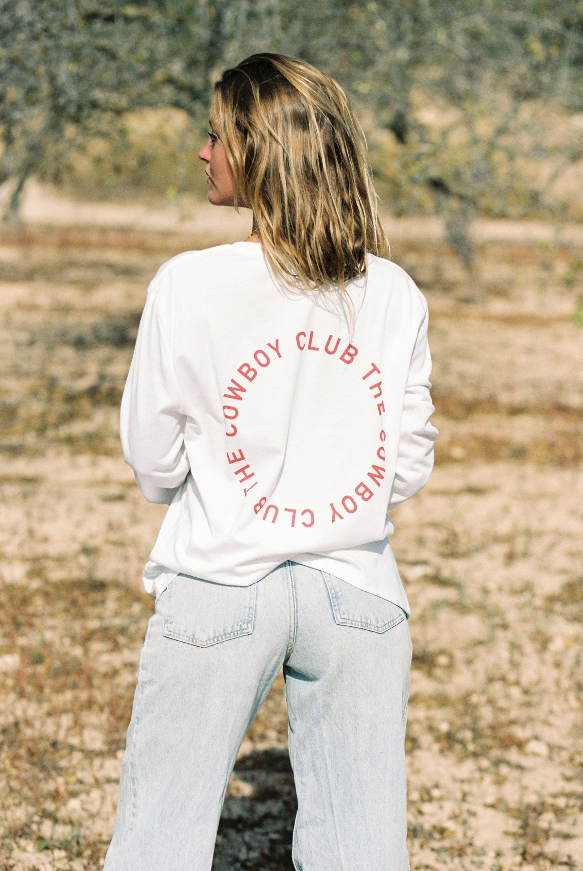 Cowboy club tee long sleeve-abc